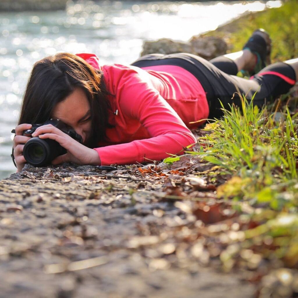 Lindsey Murphy Charleston family photographer smiling at camera