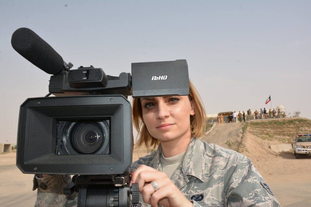 Lindsey Murphy branding photographer in Charleston SC with camera